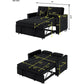 Velvet Sofa Bed With Adjustable Sleeper For Small Spaces