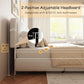 King Boucle Snow White Height Adjustable Platform Bed