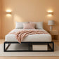 Full Size Platform Bed Frame No Box Spring Slats Included