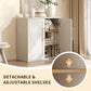 Modern Arched Farmhouse Sideboard Storage Console Cabinet