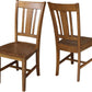 International Concepts San Remo Pecan Parawood Dining Chair