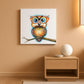 Ultra Durable Colorful Owl Canvas Wall Art Twenty Four Inches