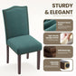Green Velvet Executive Parsons Dining Chairs Quartet