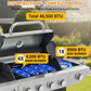 Four Burner Propane Grill Professional Stainless Steel