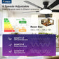 Contemporary Smart Ceiling Fan Featuring RGB Lighting