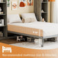 Grey Queen Murphy Bed With Multifunctional Storage-4