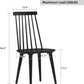 Antique Walnut Hardwood Spindle Back Dining Chairs