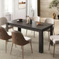 63 Inch Wood Dining Table For 4 To 6 People Grey Ideal For Dining Room