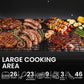 Charcoal Grill Featuring Offset Smoker And Thermometer