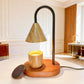 Candle Warmer Lamp Wood Grain Dimmable Wax Melt Warmer-2