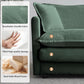 Two Piece Loveseat And Armchair Set In Evergreen Chenille