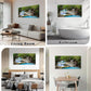 Tropical Waterfall Land scape Wall Art Canvas 71x36in