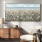 Framed Artwork Coastal Floral Wall Art 48x24Inches