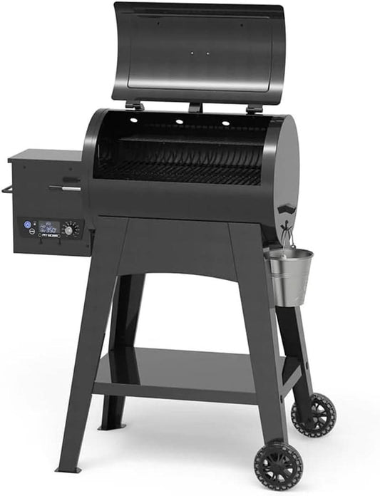 PB440FB1 Pellet Grill 482 Square Inches Black Porcelain Grids
