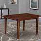 Mahogany Rectangle Dining Table Butterfly Leaf 32X54