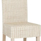 Grey Wicker Rattan 18 Inch Dining Chair For Living Room Safavieh