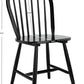 Home Camden 18 Inch Black Farmhouse Dining Chairs Set Of 2