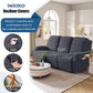 Dark Grey Premium Microfiber Recliner Stretchable Cover