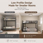 Twin Industrial Strength Metal Bunk Bed Rails System