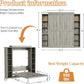 Grey Queen Murphy Bed With Multifunctional Storage-1
