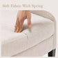 Linen Accent Chair With Button Tufting For Living Room-4
