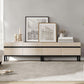 Light Oak Contemporary Entertainment TV Stand 75 Inch