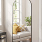 Full Length Freestanding Floor Mirror 71x32 Charcoal