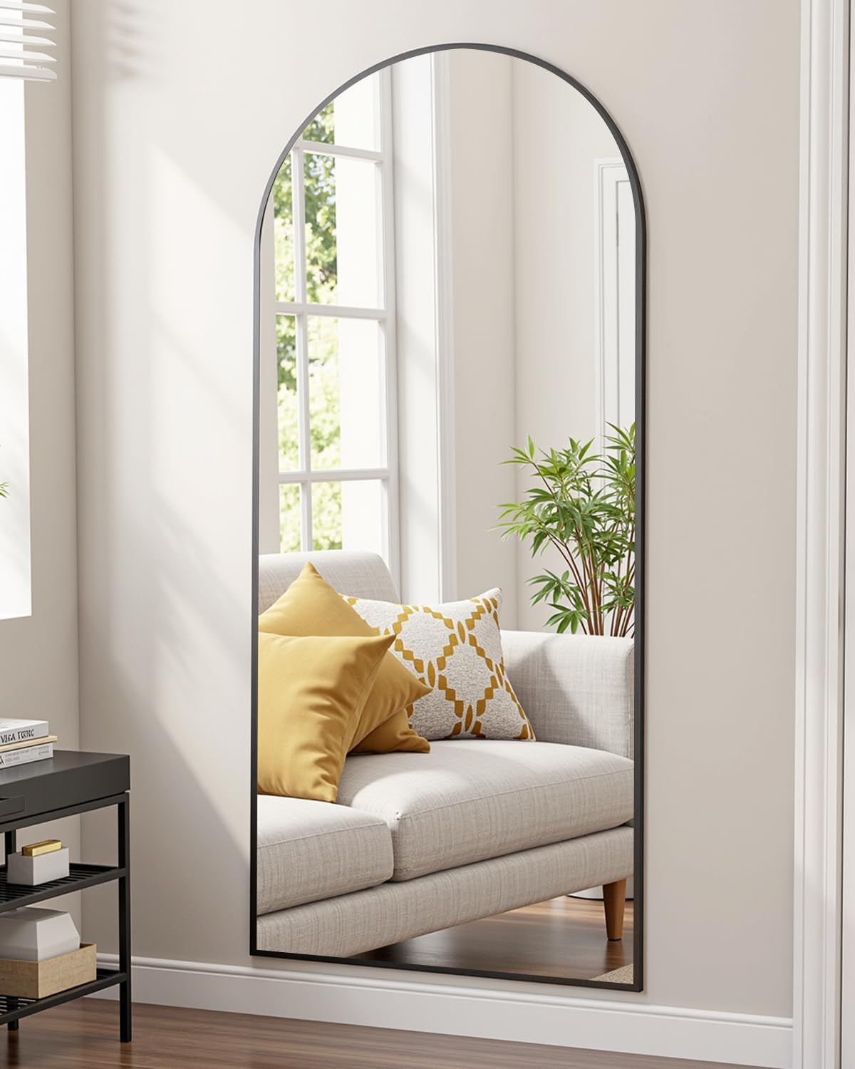 Full Length Freestanding Floor Mirror 71x32 Charcoal