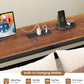 Black Industrial Twin Bunk Bed Desk BuiltIn Storage Drawers