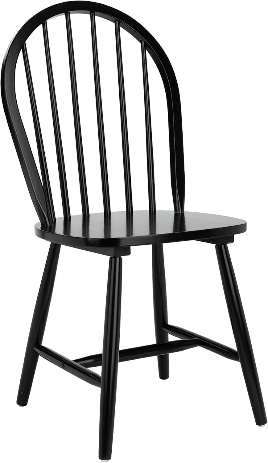 Home Camden 18 Inch Black Farmhouse Dining Chairs Set Of 2