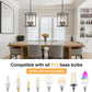 Industrial Black Chandelier Adjustable Height Ceiling Light