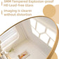 Arched Full Length Mirror 71x32 Inches Gold Aluminum Floor