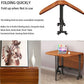 Forty Seven Inch Drop Leaf Folding Dining Table Solid Wood