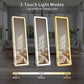 56x20 Inch Dimmable Illuminated Full Length Mirror