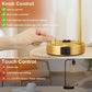 Industrial Dimmable Table Lamps Gold Finish With USB Ports