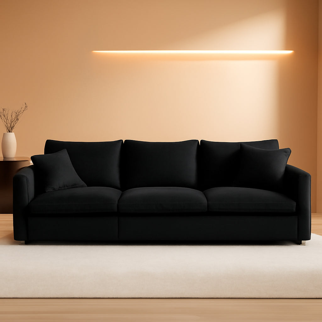 Grey Modular Sectional Sofa With Flexible Configuration