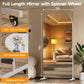 79 Inches Architectural Full Length Mirror Wheeled