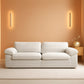 Beige Oversized Sofa For Living Room Interior Decor-0