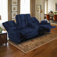 Navy Ultra Premium Zero Gravity Massage Recliner Sofa
