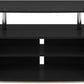 JAYA Entertainment Stand For 55 Inch TV Americano Chrome