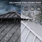 10x10Ft Longlasting Hard Top Aluminum White Gazebo