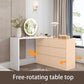 6 Drawer Dresser With Rotatable Tabletop White Home Office-3