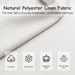 King Size Beige Upholstered Wing back Platform Bedframe
