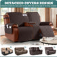 Waterproof Loveseat Cover With Console Chocolate 2 Seater