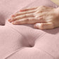 Jelly Pink Velvet Storage Ottoman Bench 15x30 Inches