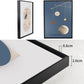 Geometric Multicolor Wall Art Canvas Three Piece 16x24