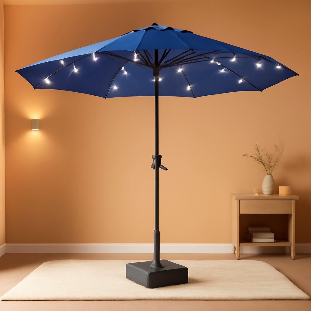 15FT Weatherproof Double Sided Outdoor Patio Umbrella
