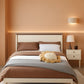 Queen Murphy Bed With Charging Station Rustic White
