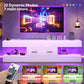 Glossy White TV Stand Entertainment Center Storage