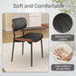Upholstered Faux Leather Walnut Bentwood Dining Chairs
